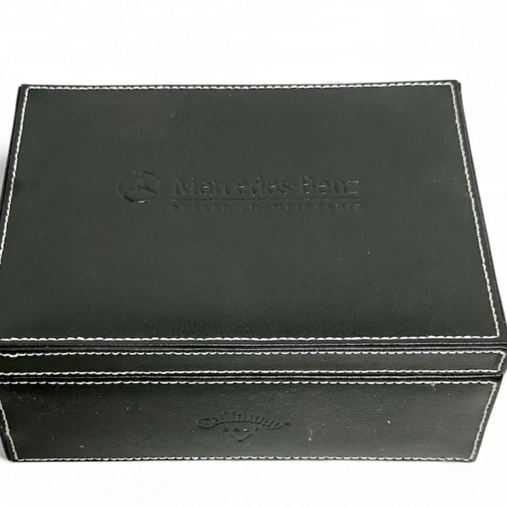 Mercedes-Benz Black Gentleman’s Leather Box-Home Accessories Men
